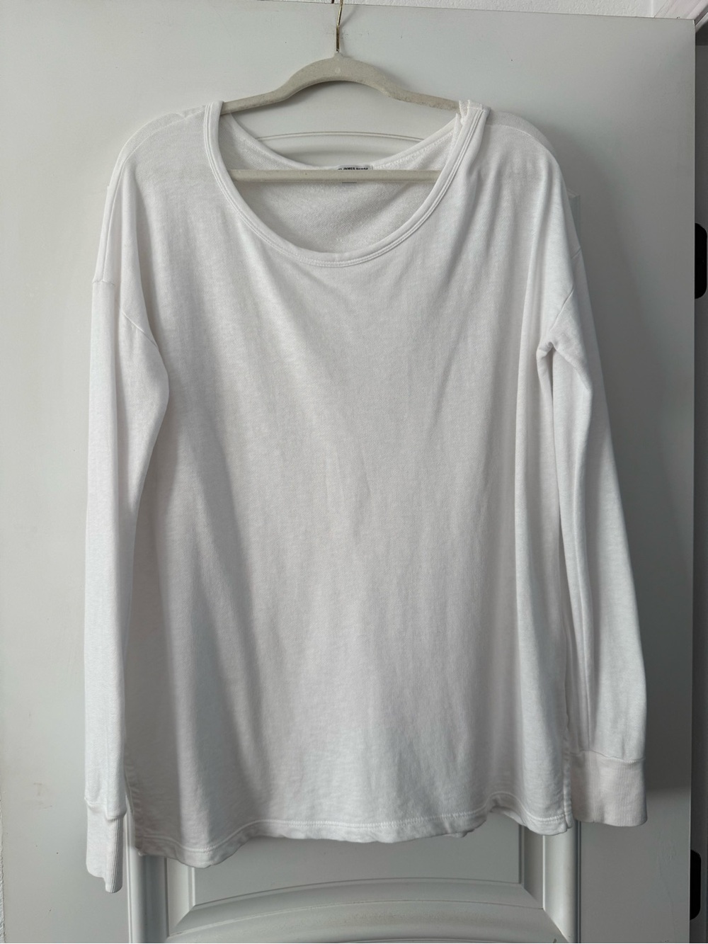 [[JAMES PERSE]] Pullover Cotton Long Sleeve Scoop Neck Top Size 3 (L)
